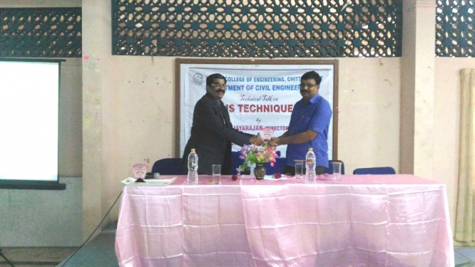 GIS seminar at IES College of Engineering, Chittilappilly